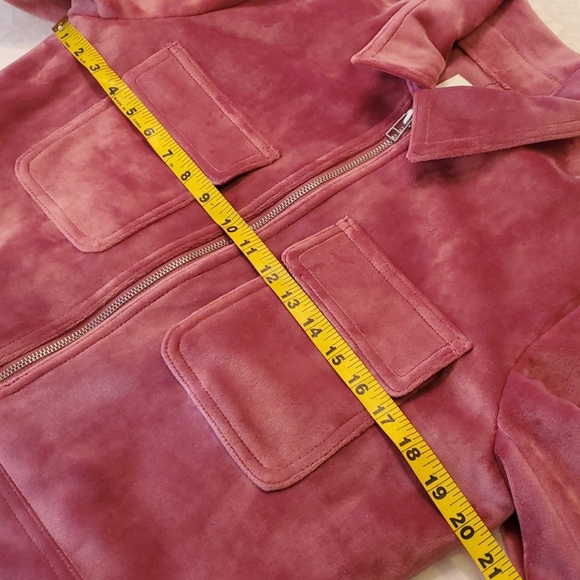 Women's jacket Nine West  size S pink Zip-up - Picture 8 of 10